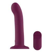 Passion Play Vibrating Dildo - Purple